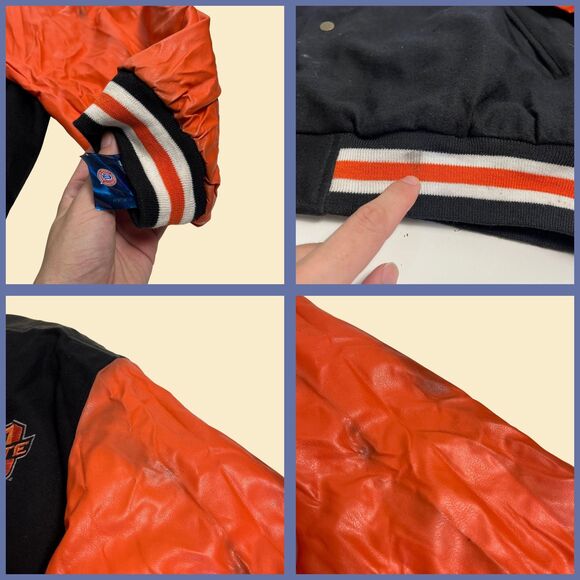 Vintage 90s Oklahoma State XXL varsity jacket, Steve & Barrys 1990s jacket - Picture 7 of 8